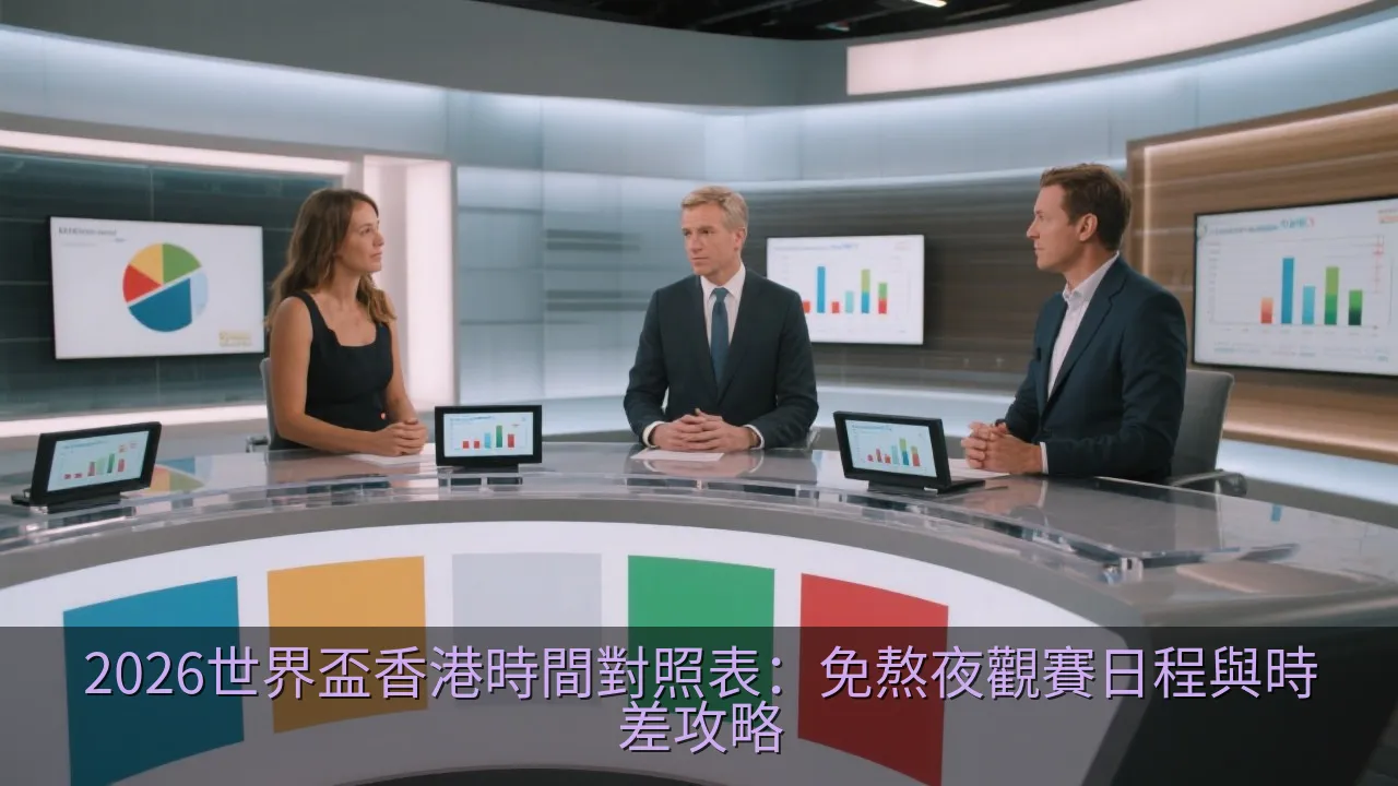 2026世界盃香港時間對照表：免熬夜觀賽日程與時差攻略